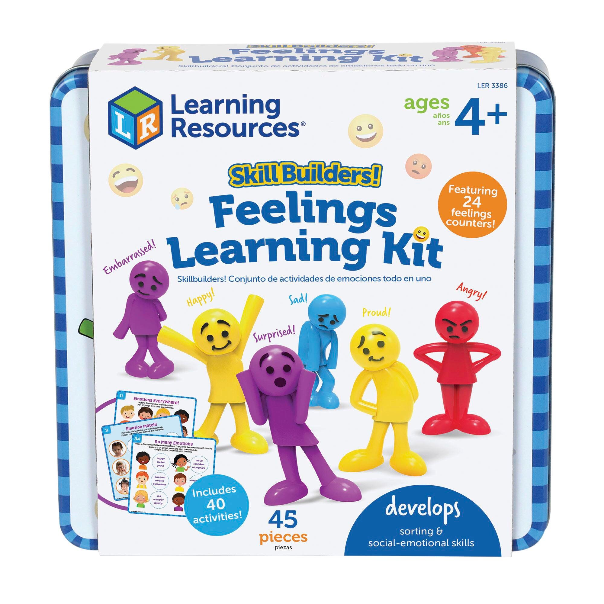 Image for Learning Resources Skill Builders! Feelings Learning Kit, Grades PreK and Up from School Specialty