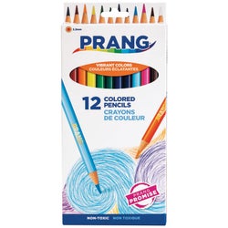 Prang Colored Pencils, Assorted Colors, Set of 12