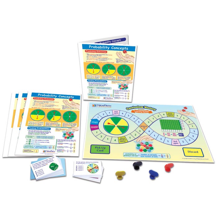 NewPath Learning Probability Concepts Learning Center Game, Grades 3 to 5