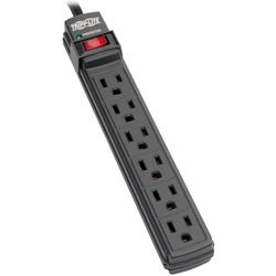 Tripp Lite 6-Outlet Surge Protector, 6 Foot Cord, 360 Joules, Black 2136081
