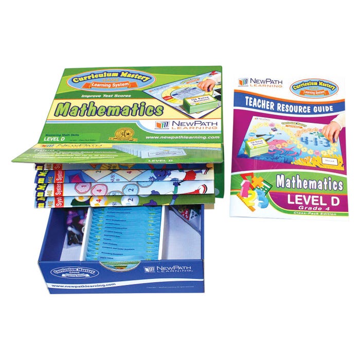 NewPath Learning Math Curriculum Mastery Games Class Pack Edition, Grade 4
