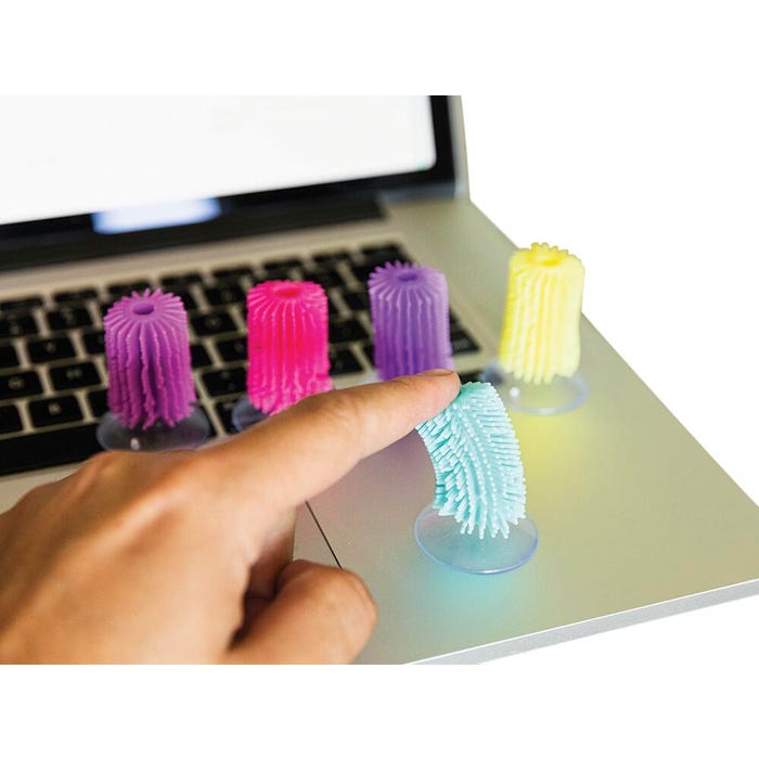 Bouncyband Flick Sticks, 2 x 1 Inches, Assorted Colors, Set of 10