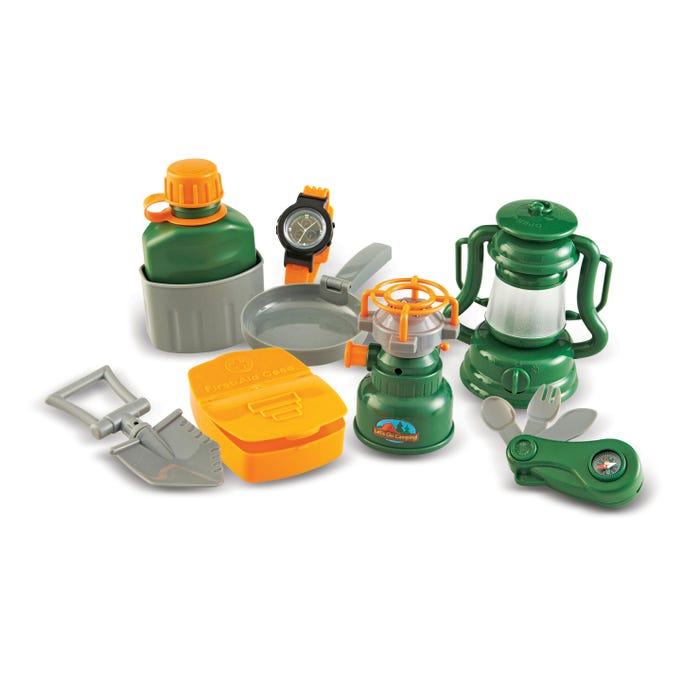 Learning Resources Pretend & Play Camp Set, 8 Pieces