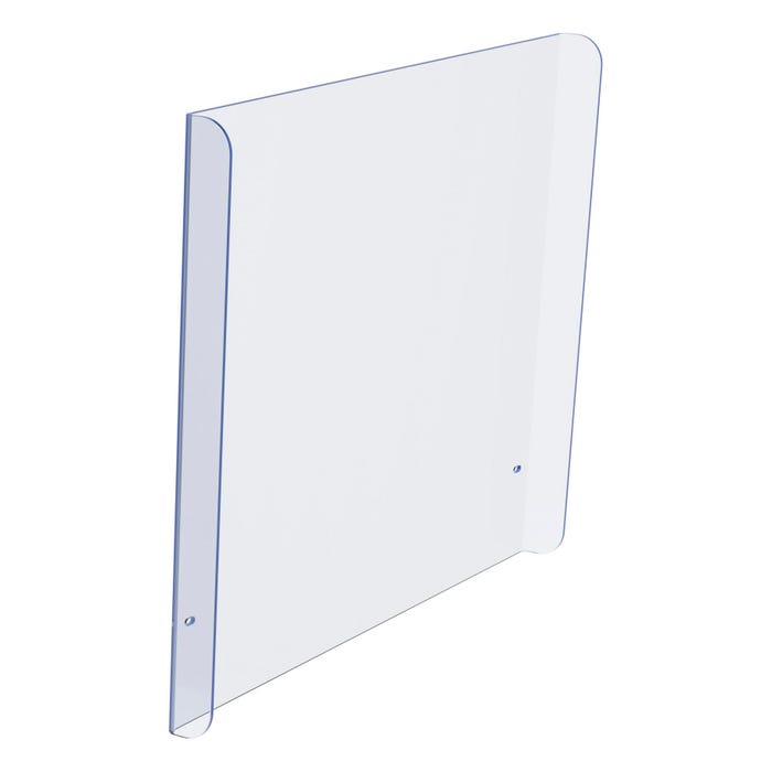 Foundations CareShield 1-Sided Plexiglass Barrier System, 22 x 2 x 27 Inches