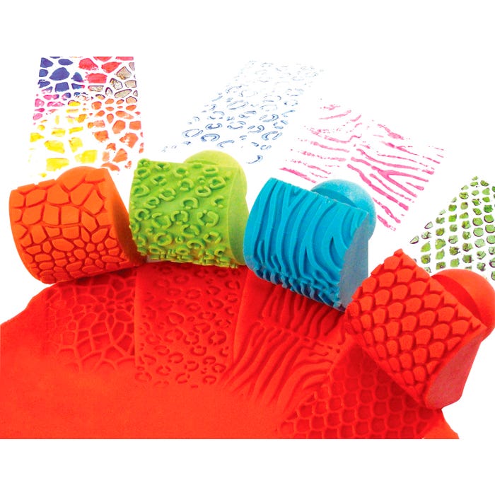 Ready2Learn Animal Pattern Rocker Stampers, Set of 4