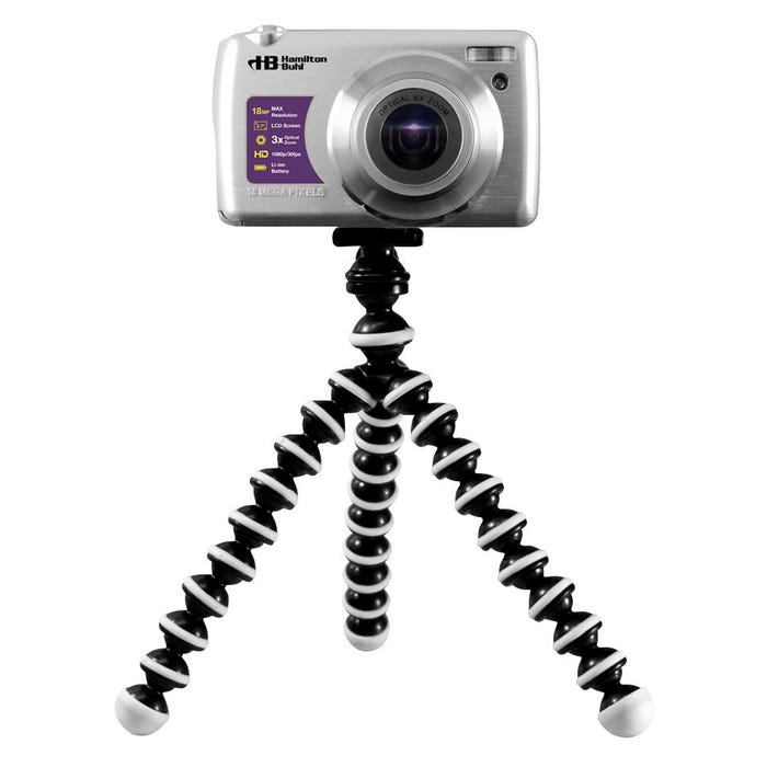 HamiltonBuhl Mini Octopus Camera Tripod, Black