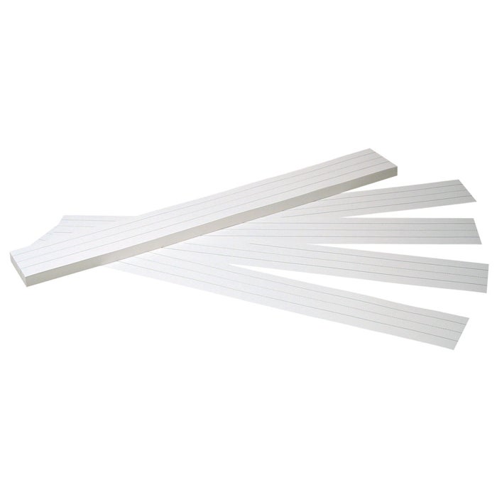 Pacon Sentence Strips, 3 x 24 Inches, White, Pack of 100