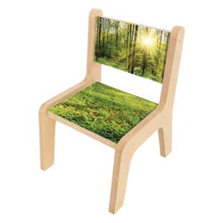 Whitney Brothers Nature View Summer Chair, 10-Inch Seat, 13-3/4 x 16-1/4 x 21-1/2 Inches, Item Number 2106007