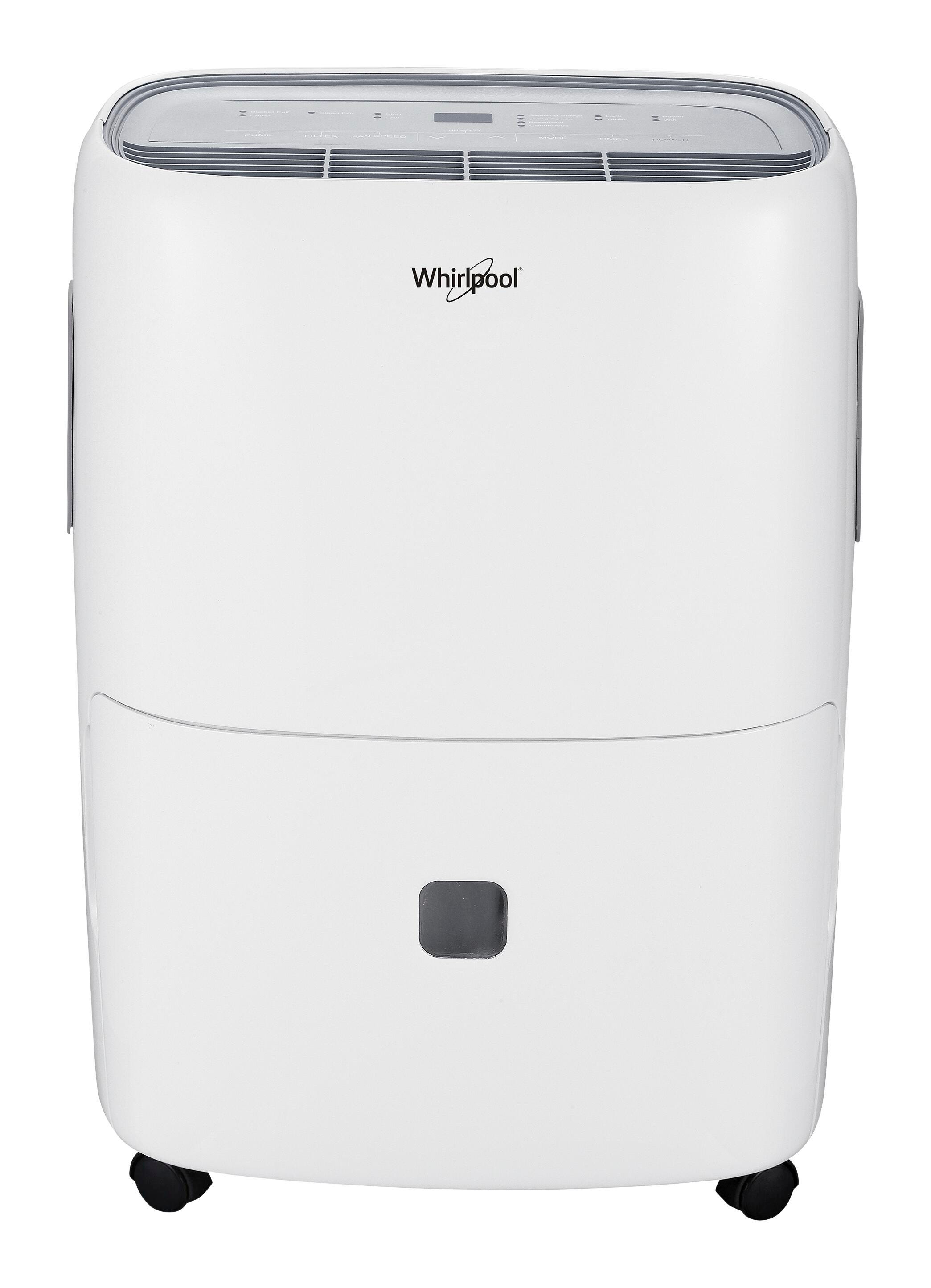 Whirlpool 50 Pint Dehumidifier, White 2124965