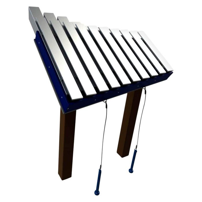 Freenotes Harmony Park Yantzee Xylophone Playground Instrument, Surface Mount, 49 x 36 x 28 Inches