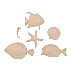 Sax Gyotaku Print Models, Tropical Fish Assortment, Set of 6 248401