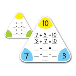 Learning Resources Write-N-Wipe Fact Family Board, Pack of 5 1363024