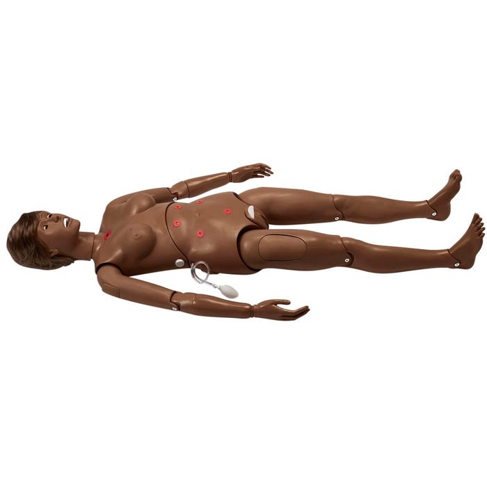 Gaumard Susie Simon Patient Care Simulator without Ostomy, Dark Skin Tone