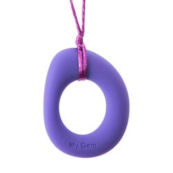 Chewigem Eternity Chewable Pendant, Purple, Item Number 2103971