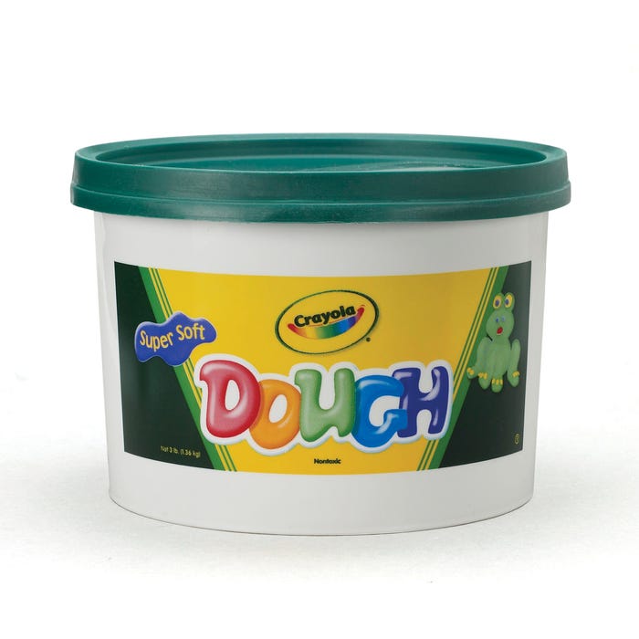 Crayola Dough, 3 Pound Bucket, Green