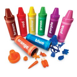 Learning Resources Rainbow Sorting Crayons, 56 Pieces 1328558