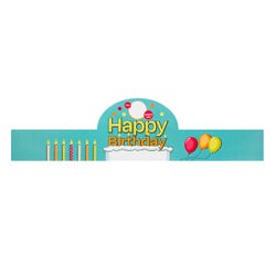 Achieve It! Adjustable Birthday Crowns, 6-1/2 x 24 Inches, Pack of 30