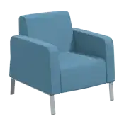 teal soft chair