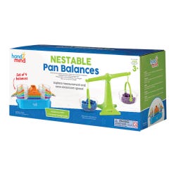 Hand2Mind Nestable Pan Balance, Set of 4, Item Number 2102674