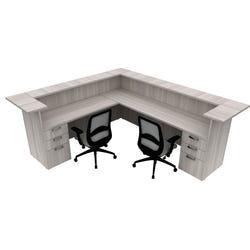 AIS Calibrate Series Typical 46 Admin Desk, 9 x 8 Feet 4000740