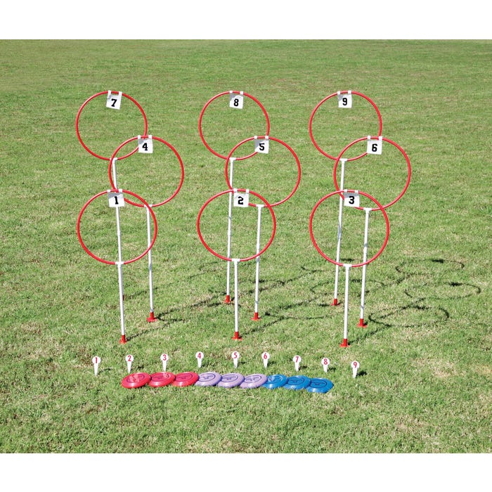 Olympia 9-Hole Disc Golf Game with Targets Discs