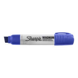 Sharpie Magnum Permanent Marker, Oversized Chisel Tip, Blue 059433