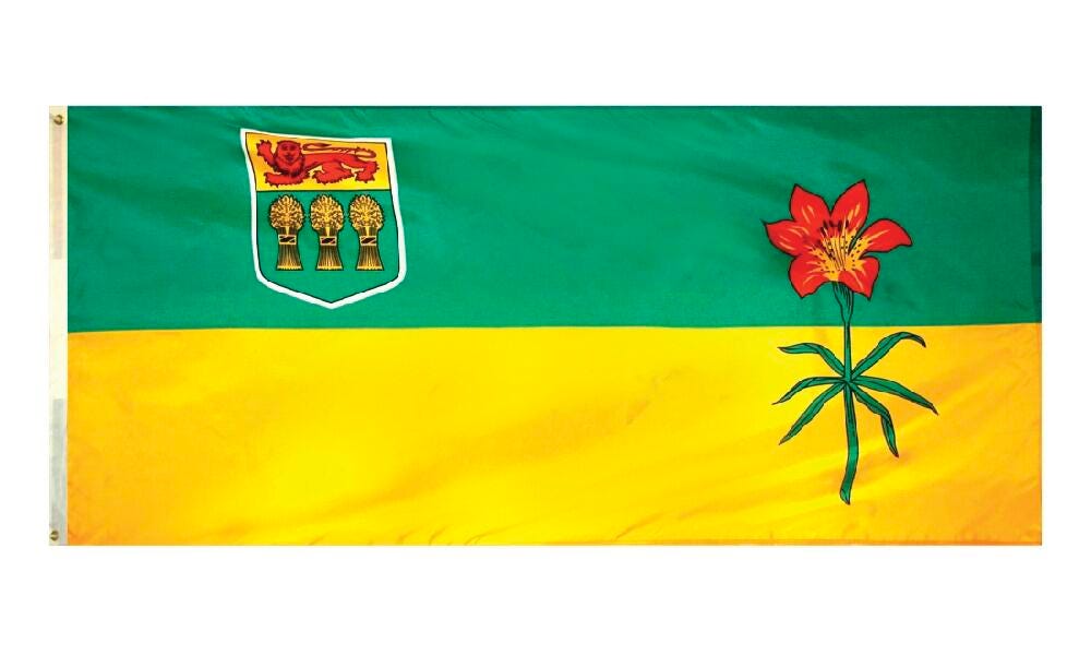 Image for Annin Saskatchewan Flag, Nylon, 3 x 6 Feet from School Specialty