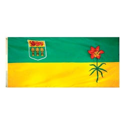 Annin Saskatchewan Flag, Nylon, 3 x 6 ft, Item Number 1542884
