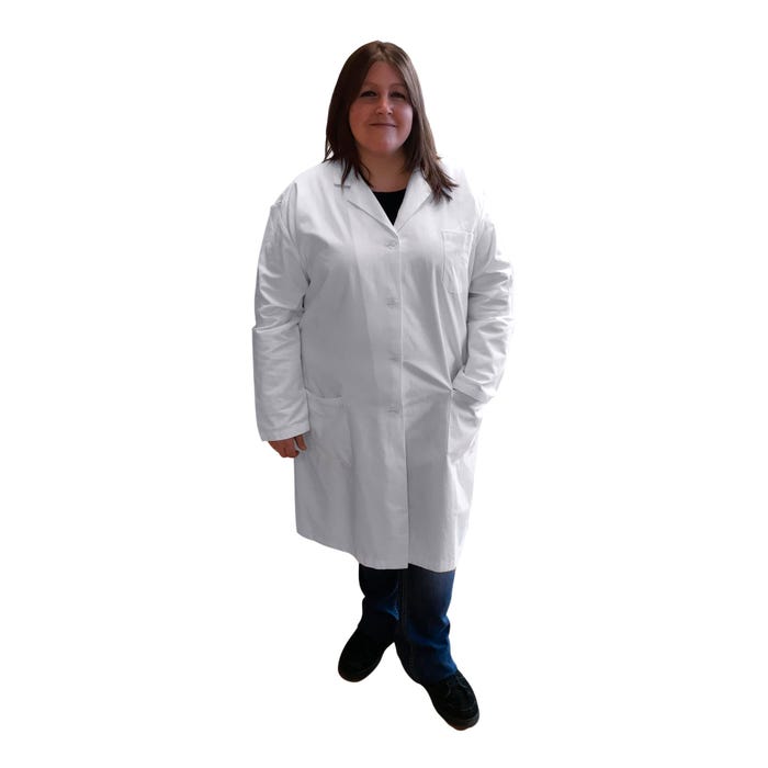 United Scientific Women's Lab Coat, Size 8-10, Medium
