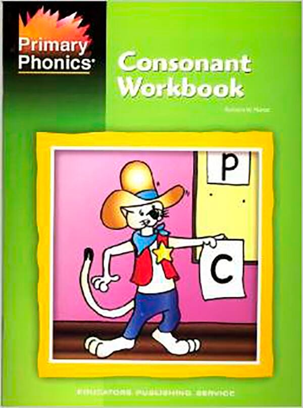 Primary Phonics Consonant Workbook, Item Number 9780838803592