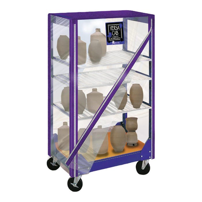 Versa Cab Versatile Cabinet, Blue, Powder Coated, 39 x 67 x 25 Inches