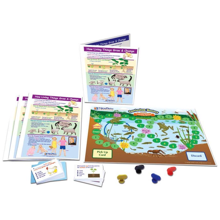 NewPath Learning How Living Things Grow & Change Learning Center Game, Grades 1 to 2
