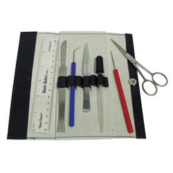 DR Instruments 65 Series Student Dissection Kit, Plastic Case, 8 Pieces, Item Number 564515