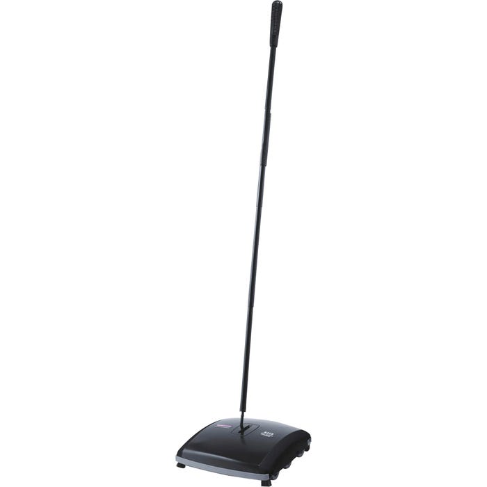 Rubbermaid Commercial Dual Action Sweeper, 7-1/2 x 10-1/2 Inches, Black