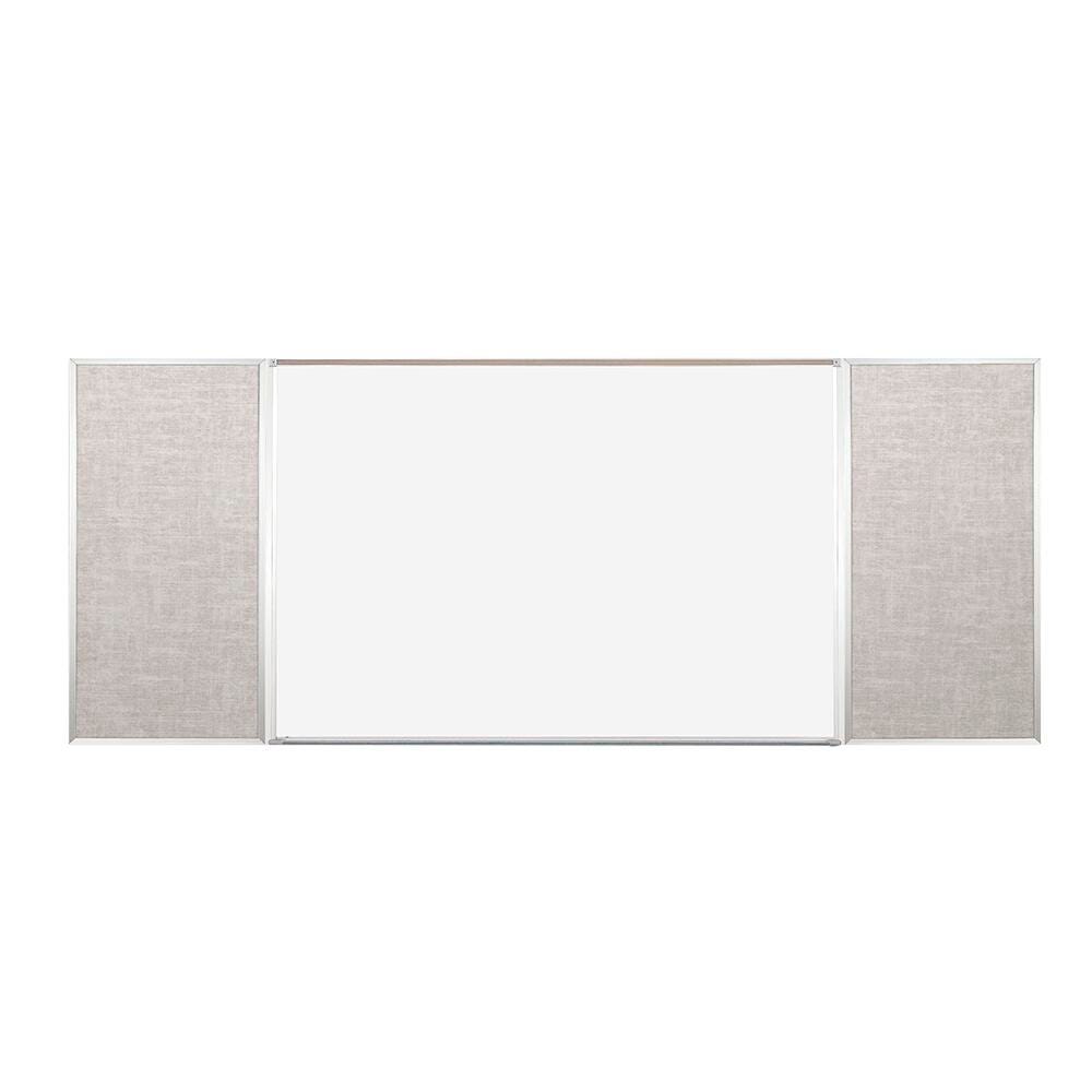 MooreCo Combination Markerboard, Vin-Tak Tackboard, Type F, 4 x 8 Feet 4000487