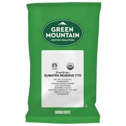 Green Mountain Coffee, Sumatra Reserve Fraction Packs, Deliciously Dark, Item Number 2027505