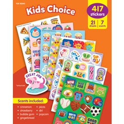 Teacher Created Resources Smelly Stickers, Kids Choice, Pack of 417