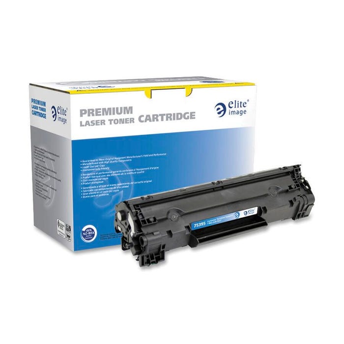 Elite Image Remanufactured Toner Cartridge for HP 436A, Black