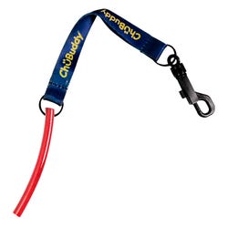 ChuBuddy Slim Strong Tube Clip On, 3/8 Inches, Red