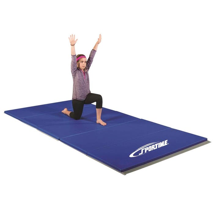Sportime Instructor Mat, 2-1/2 Inch Thick, 4-Sided Hook and Loop