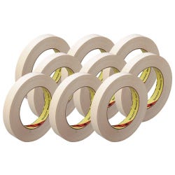 Scotch 232 Masking Tape, 1 Inch x 60 Yards, Pack of 9
