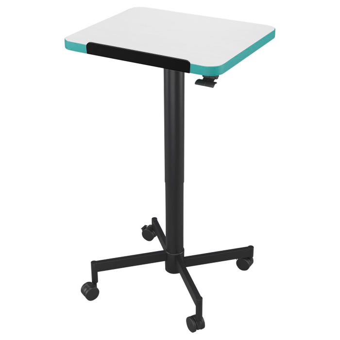 Classroom Select Tilt-N-Nest Adjustable Height Podium, Black Frame, 20 x 26 x 29 - 44-1/2 inches