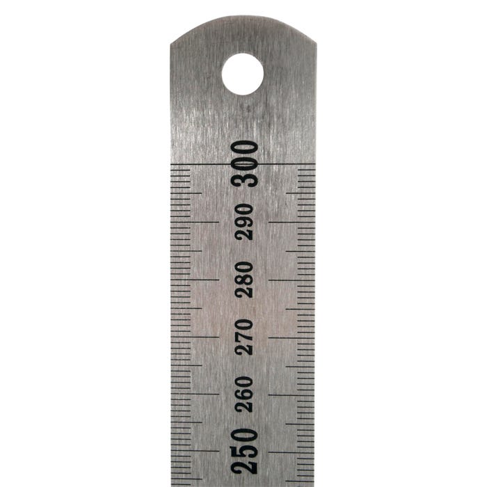Eisco Labs Stainless Steel Ruler, 30 Centimeters and 300 Millimeters