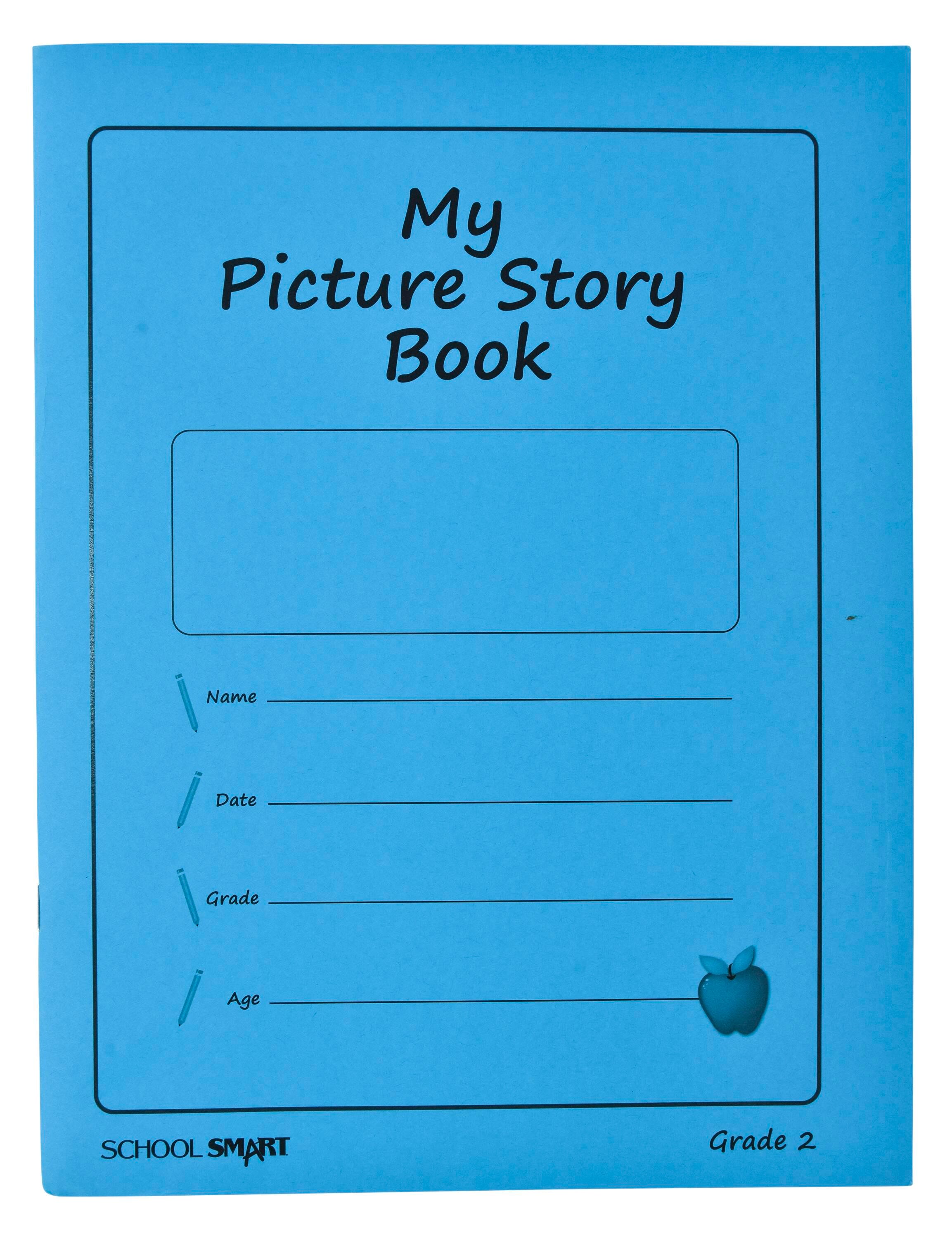 School Smart My Picture Story Book, Grade 2, 1/2 Inch Ruled, 8-1/2 x 11 Inches 2092044