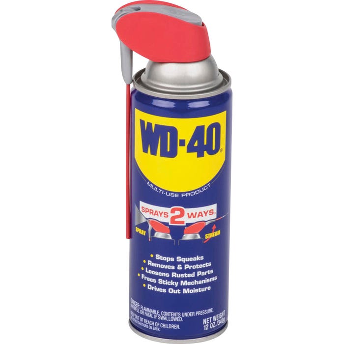 WD-40 Multipurpose Lubricant, Corrosion and Moisture Resistant, 12 Ounces