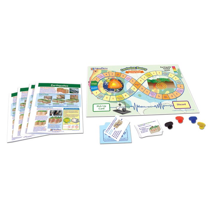 NewPath Learning Earthquakes Learning Center Game, Grades 6 to 10