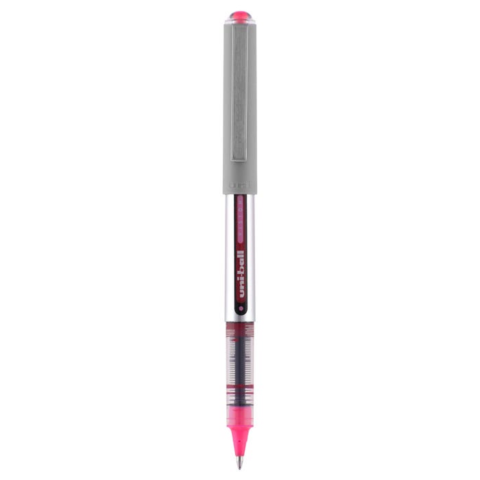 uniball Vision Stick Roller Ball Pen, 0.7 mm Fine Tip, Passion Pink