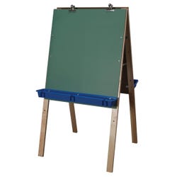 Image for Childcraft Basic Double Adjustable Easel, Chalkboard Panels, 24 x 23-5/8 x 44-3/4 Inches from School Specialty