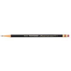 Paper Mate Mirado Black Warrior Pencils, HB No 2, Black, Pack of 12 1400817