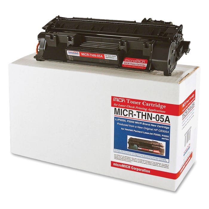 MicroMICR Toner Cartridge, Alternative for HP Laserjet P2030/P2050 Series, Black